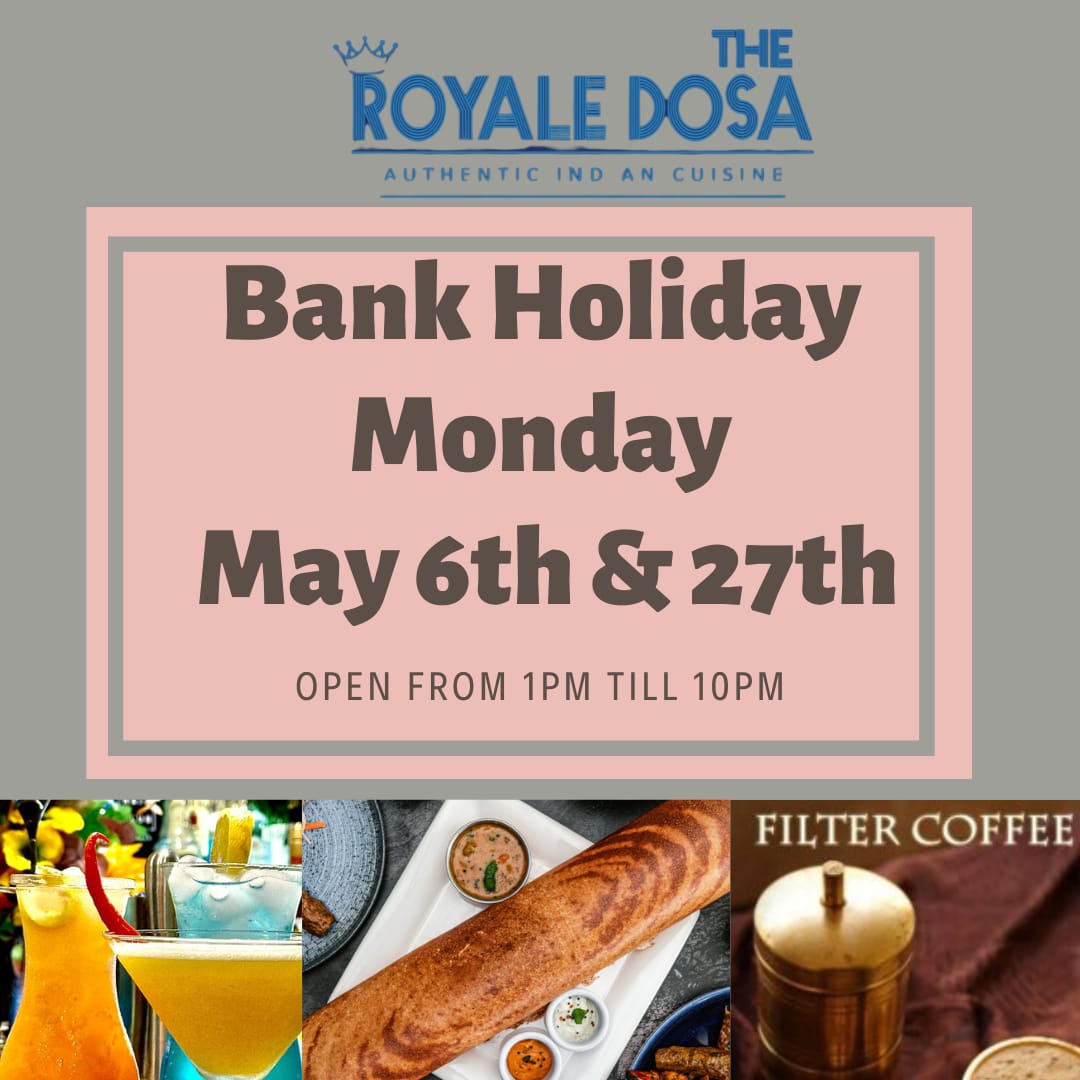 May Bank Holiday Mondays Opening Times